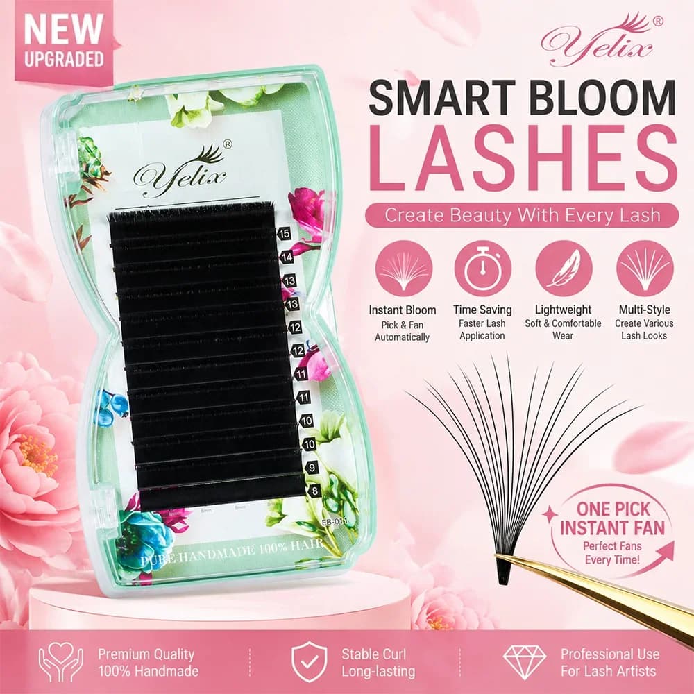 Easy Fanning Smart Bloom blandade längder fransar